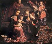 Josefa of Ayala The martimonio mistico of Holy Catalina oil painting reproduction